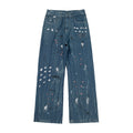 Gallery Dept Paint‑Splatter Wide Leg Jeans