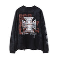 SSSAINT LOUIS Cross Graphic Long‑Sleeve Tee