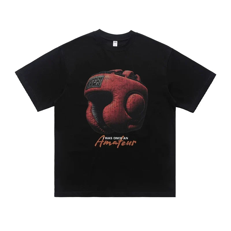 ONSEVENINE "Brave" Boxing Gloves Graphic Tee