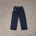 Derschutze Dark Indigo Pinstripe Jeans